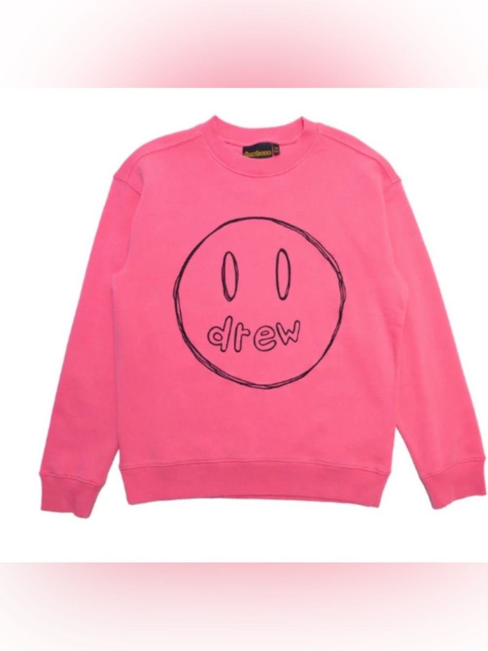 NWT Drew House Sketch Mascot Crewneck Hot Pink Size XL
